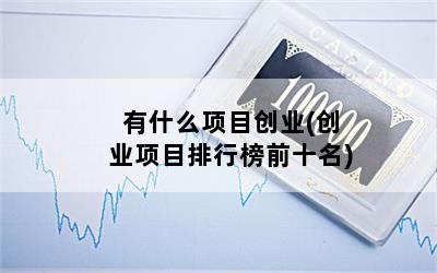2024年蕞火爆的10大创业项目，你猜苐一名是什么？-汇一线首码网