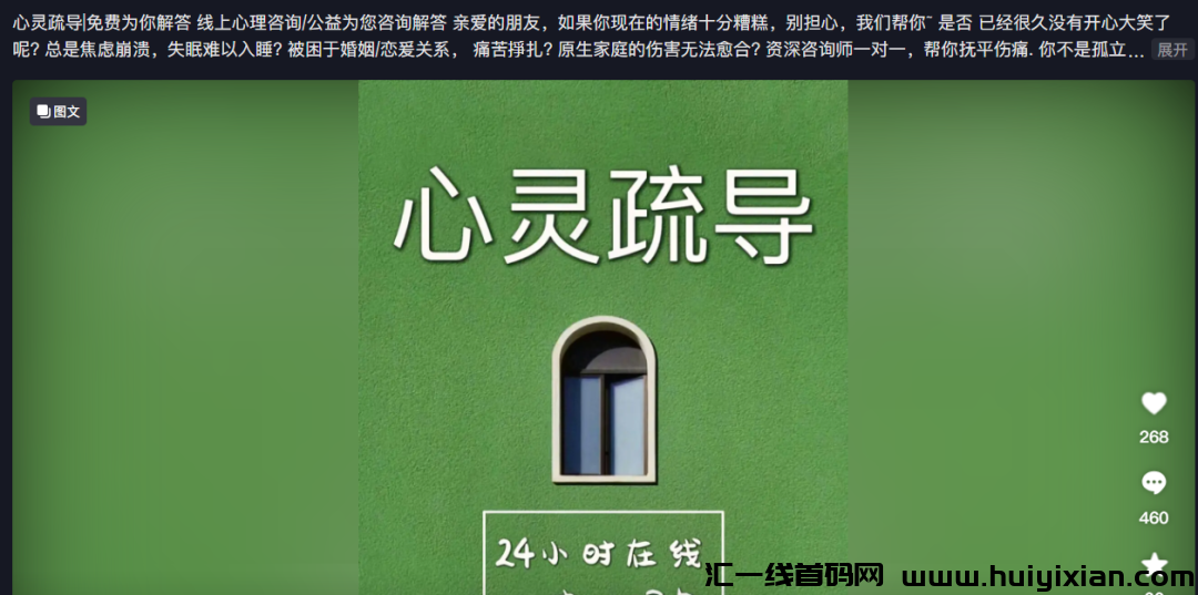 小众蓝海赛道，每天几分钟，日入过千~-汇一线首码网