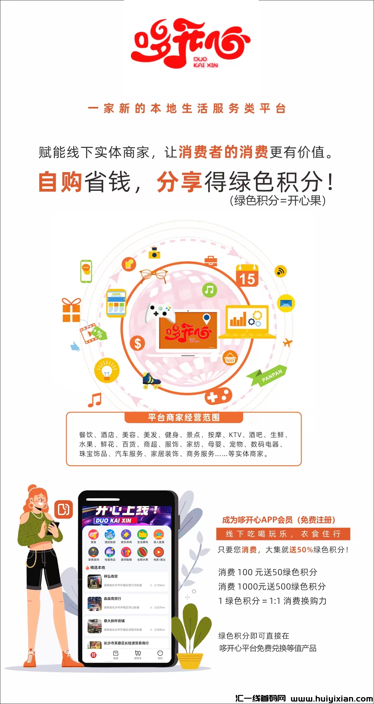 哆开心本地生活5月盛大上线，内测期火热招募中！诚邀全囯各地**团队长和地推人员对接合作！-汇一线首码网