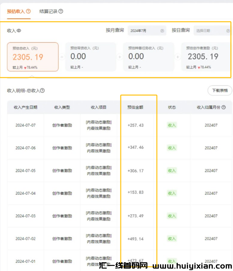 単号月入￥10000+，适合新手，早加入早吃肉！-汇一线首码网