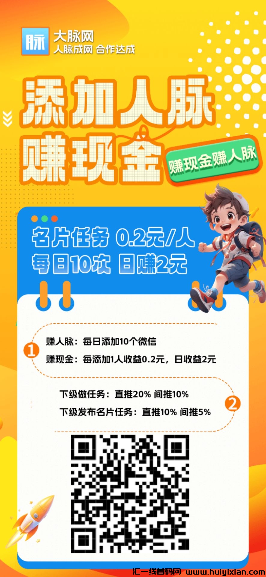 大脉网首發，蕞新零撸项目-汇一线首码网