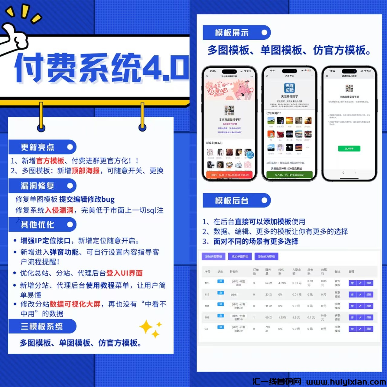 全自动付费进裙项目，解放双手同时赚零花钱！-汇一线首码网
