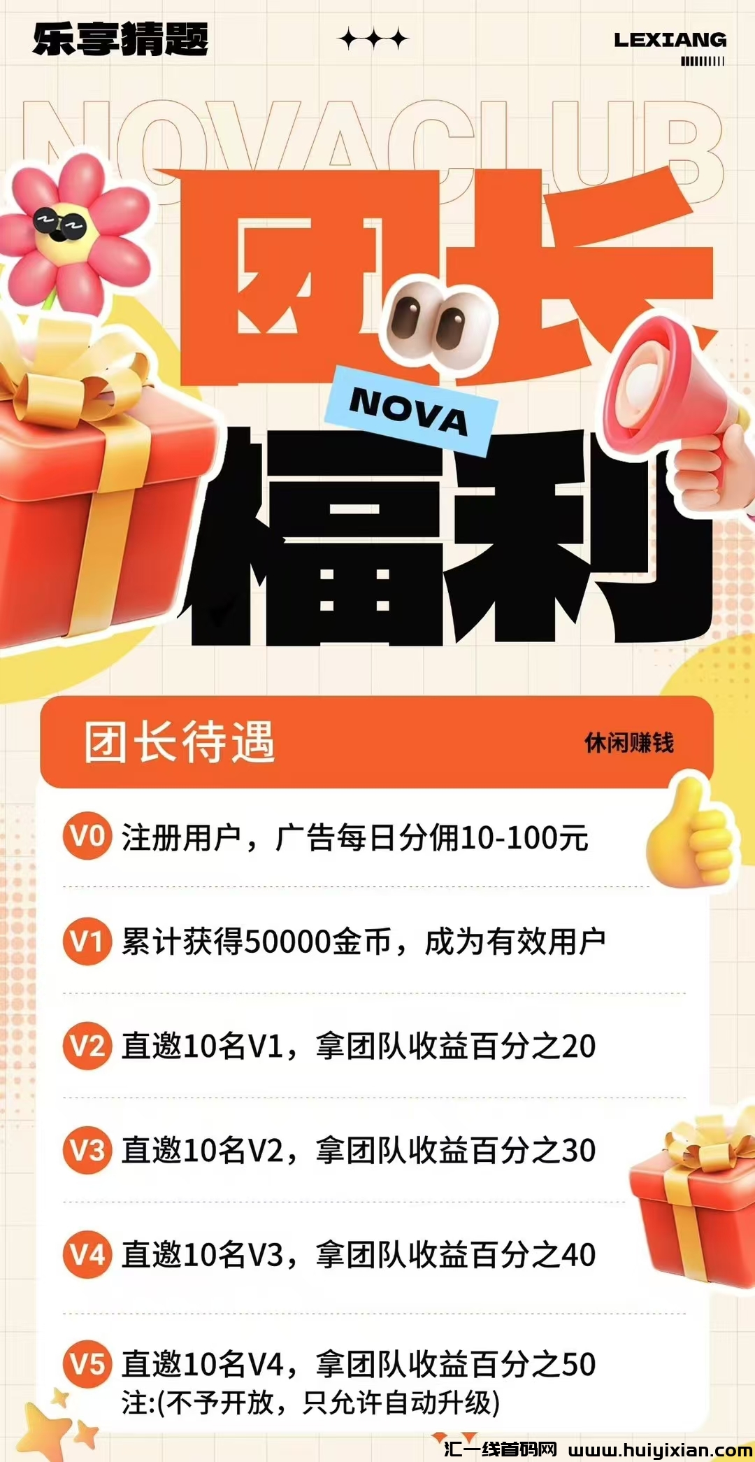 乐享猜题，明日首發，苐一时间发马，上线报ID团长升级V3-汇一线首码网