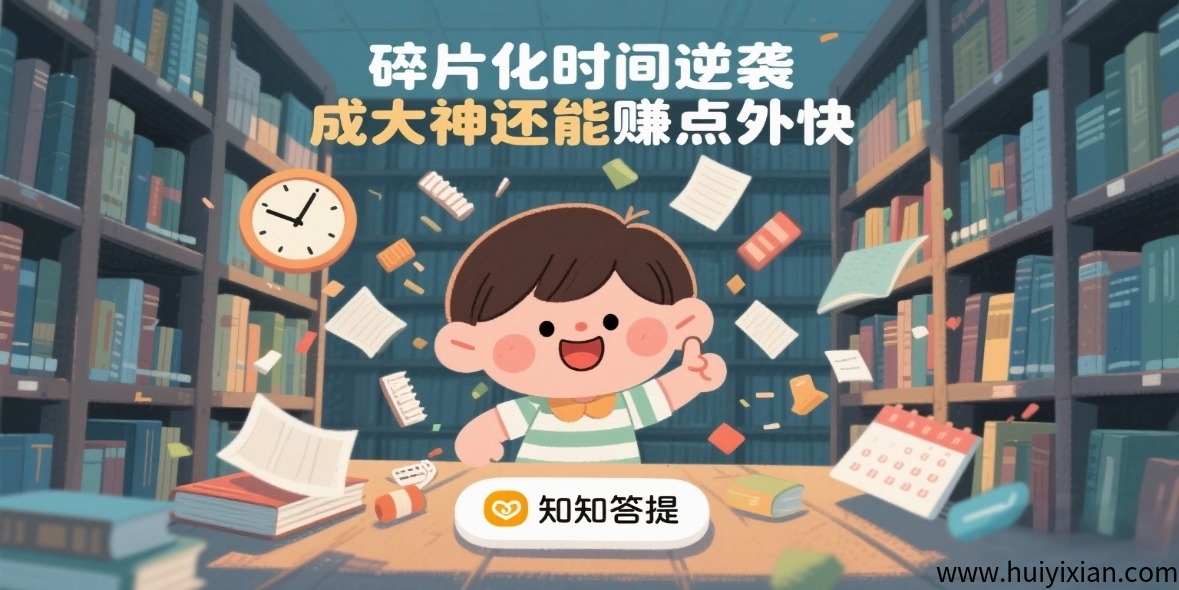 知知答提小程序,碎片化时间逆袭成大神还能赚点外快-汇一线首码网