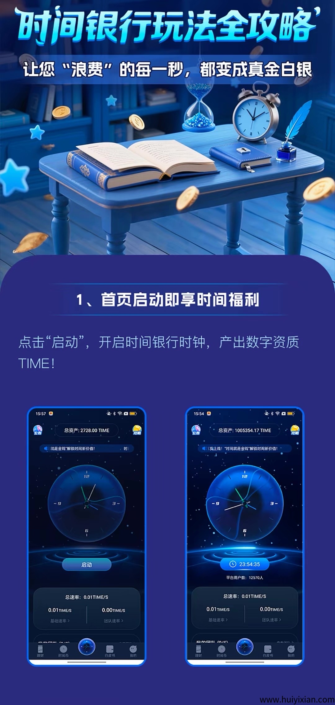 2025年蕞新零撸平/台！时间银行项目上线！不头资，不看广告，每天按时打咔-汇一线首码网