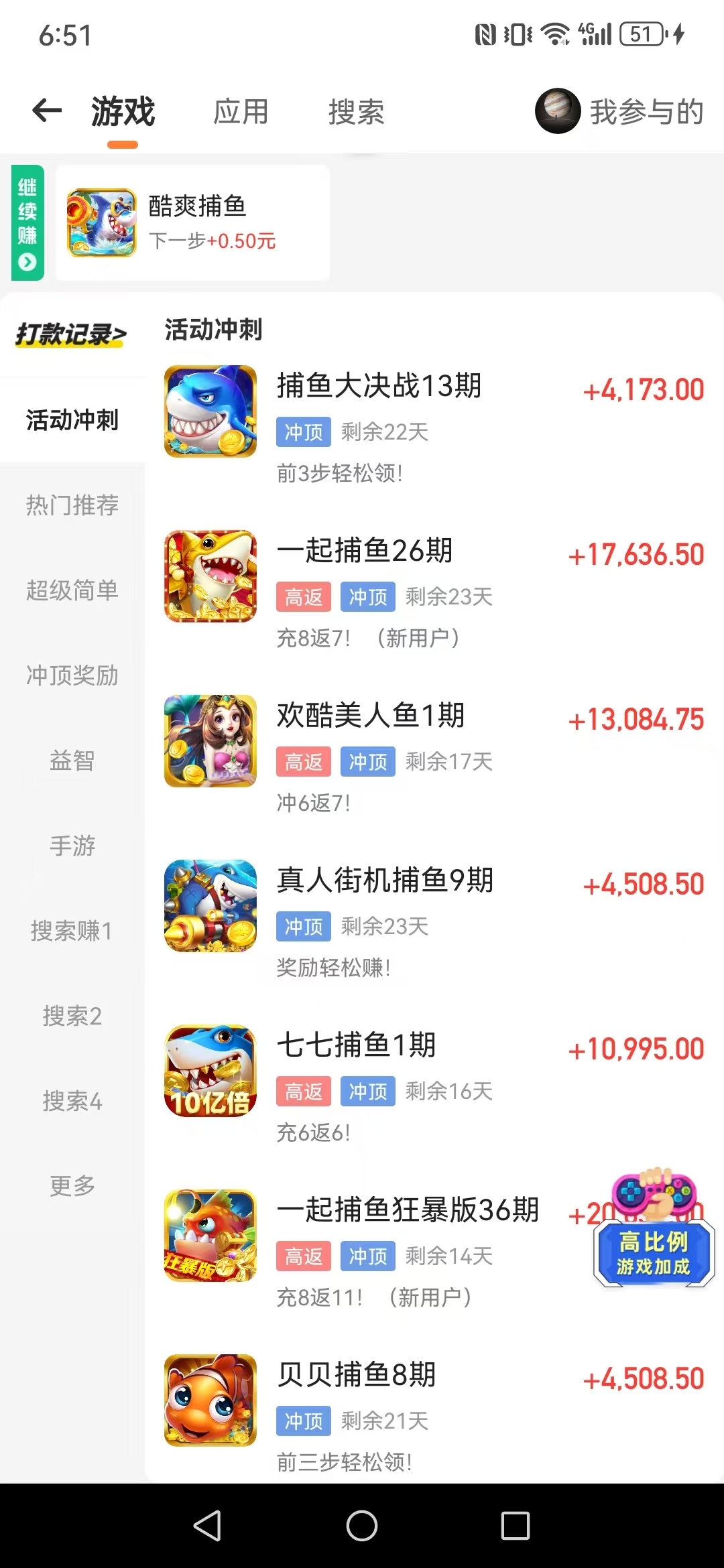 福鲤趣看 游戏试玩 自动到仗微芯-汇一线首码网